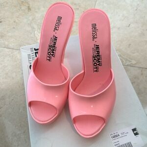 Melissa + Jeremy Scott collab pool shoes (limited edition)